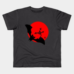 Pixel art vampire bat Kids T-Shirt